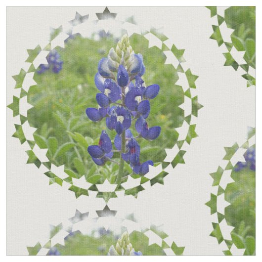Blauer Lupine Stoff (Nahaufnahme)