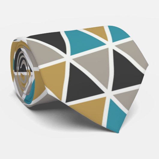 Blauer Luxus Krawatte (Gerollt)