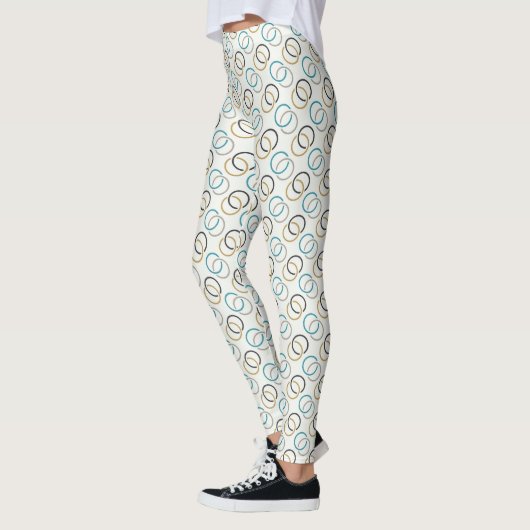 Blauer Luxus Leggings (Links)