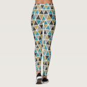 Blauer Luxus Leggings (Rückseite)