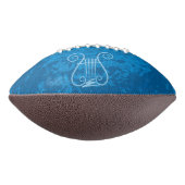 Blauer Lyre-Hintergrund Football (Gedreht 90)