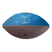 Blauer Lyre-Hintergrund Football (Gedreht 270)