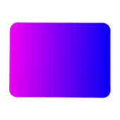 Blauer Magenta-Verlauf Magnet (Horizontal)