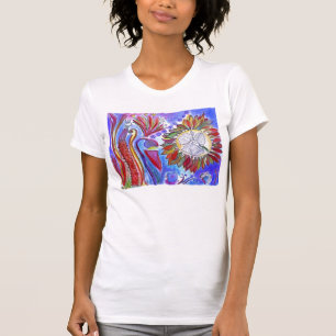 Blauer magischer Garten 2 T-Shirt