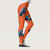 Blauer Maine-Hummer Leggings (Rechts)