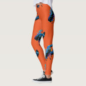 Blauer Maine-Hummer Leggings (Links)