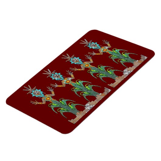 Blauer Mais Magnet (Linke Seite)