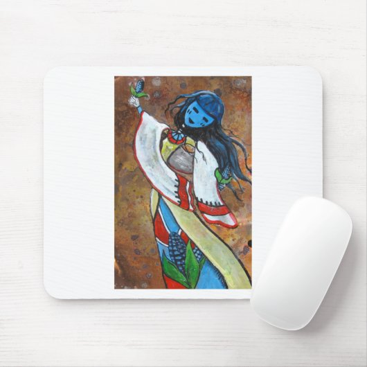 Blauer Mais Maiden Mousepad (Mit Mouse)
