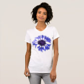 Blauer Maisblume T-Shirt (Vorne ganz)