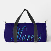 Blauer Marcus-Name, Duffle Bag (Vorderseite)