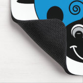 Blauer Marienkäfer Mousepad (Ecke)