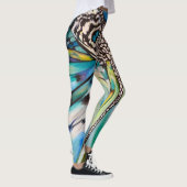 Blauer Mariposa Leggings (Rechts)