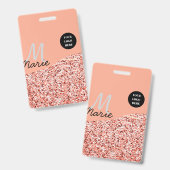 Blauer Marker Logo-Text hinzufügen Dank Rabatt Ausweis (Vorder- & Rückseite)