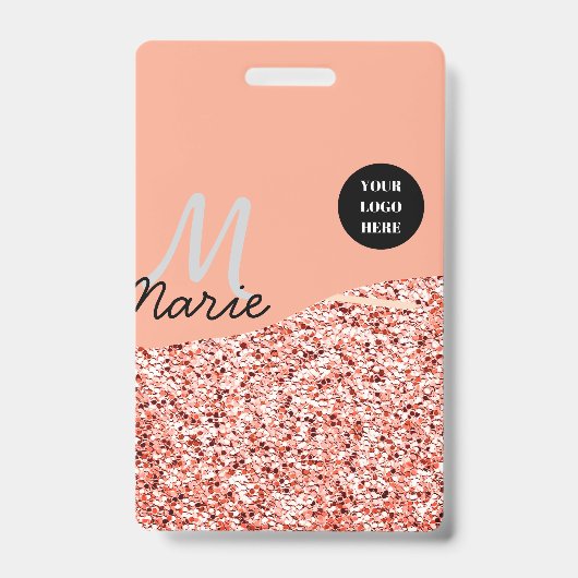 Blauer Marker Logo-Text hinzufügen Dank Rabatt Ausweis (Vorderseite)