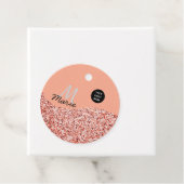 Blauer Marker Logo-Text hinzufügen Dank Rabatt Geschenkanhänger (Beispiel)