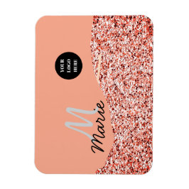 Blauer Marker Logo-Text hinzufügen Dank Rabatt Magnet