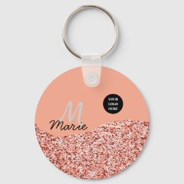 Blauer Marker Logo-Text hinzufügen Dank Rabatt Schlüsselanhänger