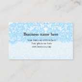 Blauer Marker Logo-Text hinzufügen Dank Rabatt Visitenkarte (Rückseite)