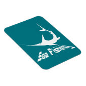 Blauer Marlin Magnet (Rechte Seite)