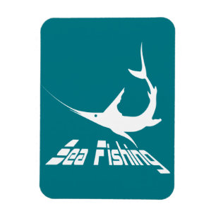 Blauer Marlin Magnet