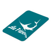 Blauer Marlin Magnet (Linke Seite)