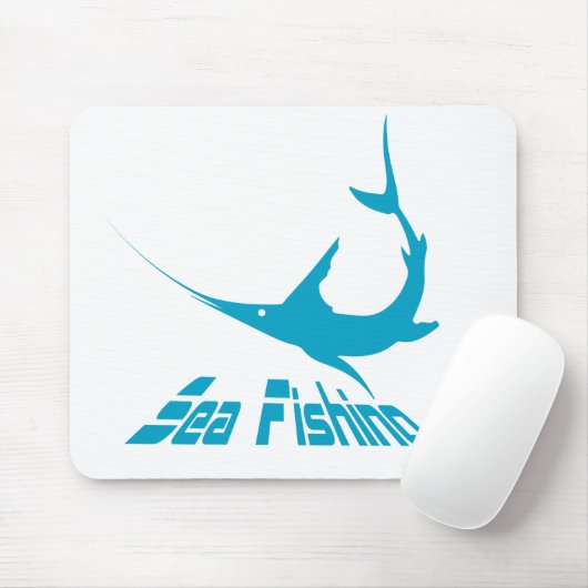 Blauer Marlin Mousepad (Mit Mouse)