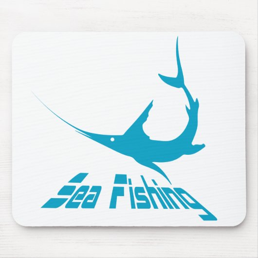 Blauer Marlin Mousepad (Vorne)