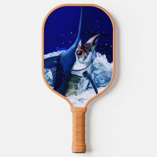 Blauer Marlin Pickleball Schläger (Vorderseite)