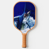 Blauer Marlin Pickleball Schläger (Rückseite)