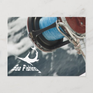 Blauer Marlin Postkarte