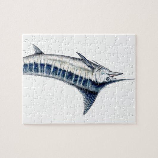 Blauer Marlin Puzzle (Horizontal)