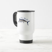 Blauer Marlin Reisebecher (Vorderseite Links)