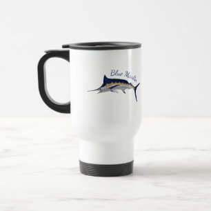 Blauer Marlin Reisebecher