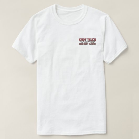 Blauer Marlin Rip Art Logo T-Shirt (Design vorne)