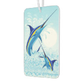 Blauer Marlin springt aus dem Ozean Autolufterfrischer (Links)