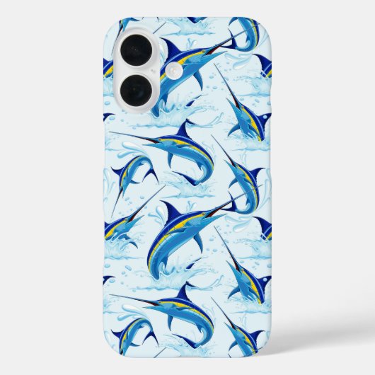 Blauer Marlin springt aus dem Ozean Case-Mate iPhone Hülle (Rückseite)