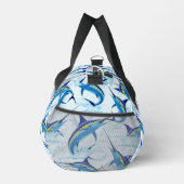 Blauer Marlin springt aus dem Ozean Duffle Bag (Rechts)