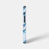 Blauer Marlin springt aus dem Ozean iPhone Hülle (Linke Seite)