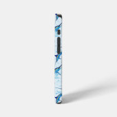 Blauer Marlin springt aus dem Ozean iPhone Hülle (Linke Seite)