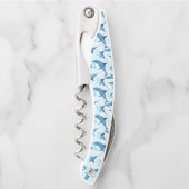 Blauer Marlin springt aus dem Ozean Kellnermesser (Vorderseite)