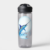 Blauer Marlin springt aus dem Ozean Trinkflasche (Vorderseite)