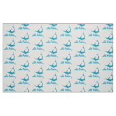 Blauer Marlin Stoff (Fat Quarter (45,7 x 55,9 cm))