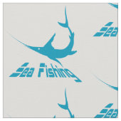 Blauer Marlin Stoff (Nahaufnahme)