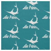 Blauer Marlin Stoff (Muster)