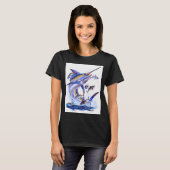 Blauer Marlin und Thunfische T-Shirt (Vorne ganz)