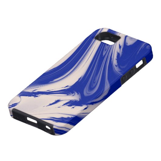 Blauer Marmor 2 Case-Mate iPhone Hülle (unten)