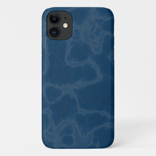 Blauer Marmor Case-Mate iPhone Hülle (Rückseite)