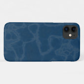 Blauer Marmor Case-Mate iPhone Hülle (Rückseite (Horizontal))