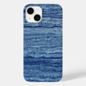 Blauer Marmor Case-Mate iPhone Hülle (Rückseite)