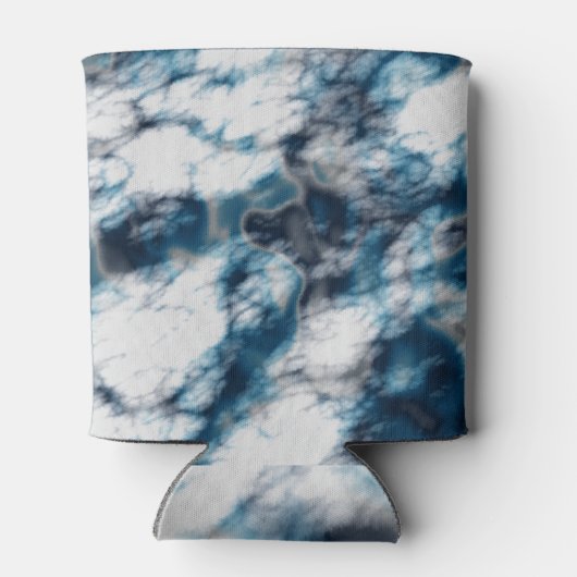 Blauer Marmor Dosenkühler (Rückseite)